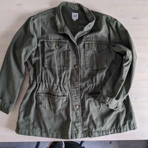 GAP utility jacket olive green size L